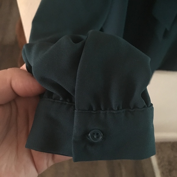 XL Mossimo Teal Long Sleeve Top - Picture 3 of 4